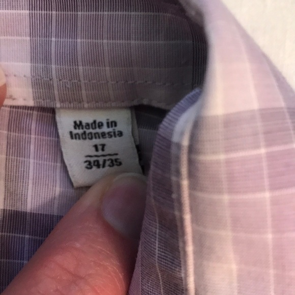 Calvin Klein dress shirt size neck 17 length 34-35 - Picture 3 of 3